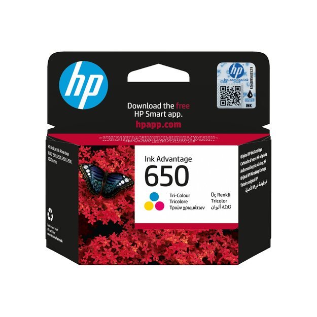 HP 650 Tri-color Ink Cartridge 31