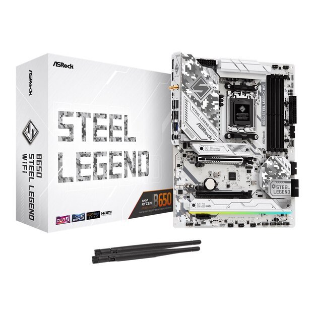 ASROCK B650 STEEL LEGEND WIFI 1xHDMI 1xDP 1