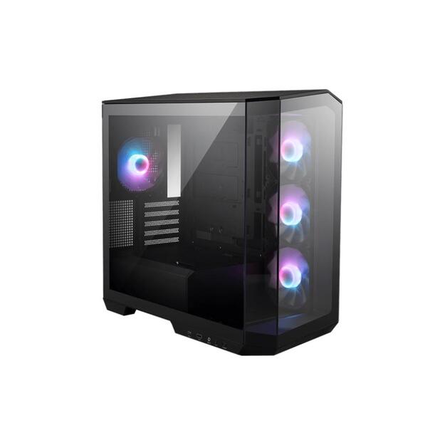 Case|MSI|MidiTower|Case product features Transparent panel|Not included|MicroATX|Colour Black|MAGPANOM100RPZ