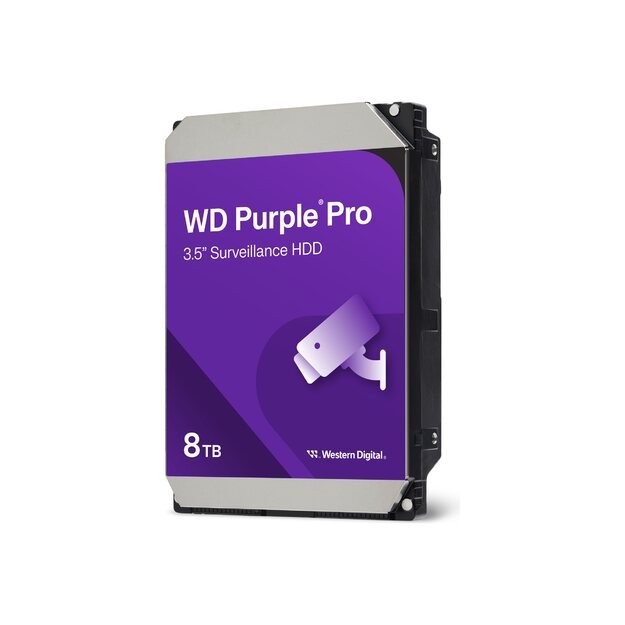 HDD|WESTERN DIGITAL|Purple|8TB|SATA 3.0|256 MB|7200 rpm|3,5 |WD8002PURP