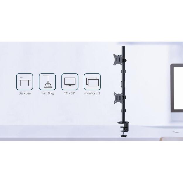 DISPLAY ACC MOUNTING ARM/17-32  MA-D2-02 GEMBIRD