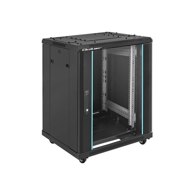QOLTEC 54518 19inches RACK cabinet / 15U / 600 x 600 x 855 / Steel case
