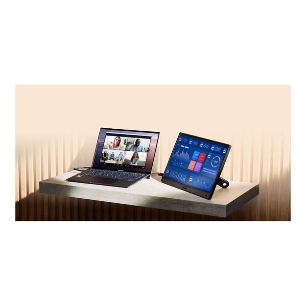 ASUS ZenScreen MB166CR Portable 15.6inch IPS WLED FHD 16:9 60Hz 250cd/m2 5ms USB-C Black 23