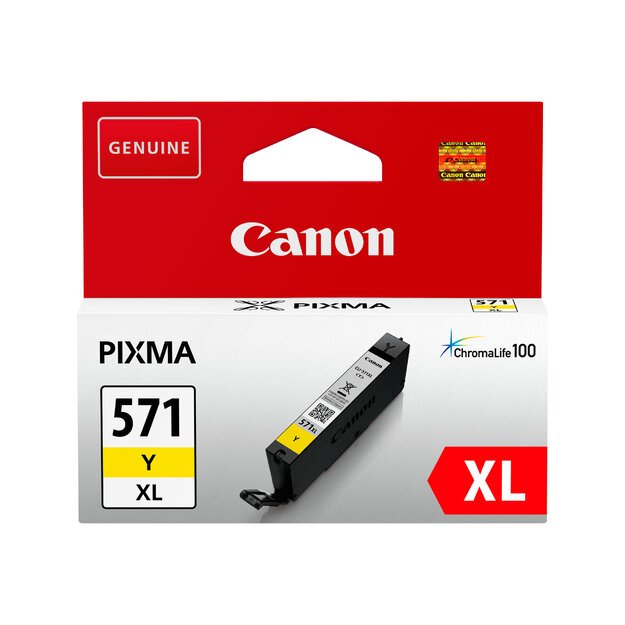 INK CARTRIDGE YELLOW CLI-571XL/0334C001 CANON