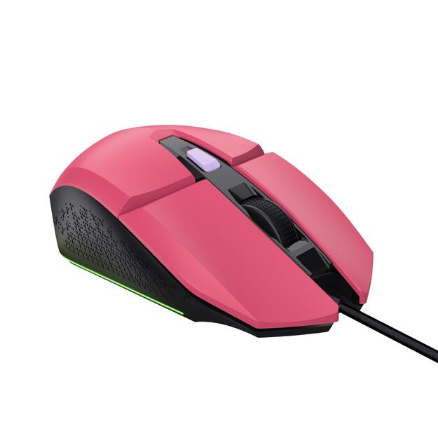 MOUSE USB OPTICAL GAMING PINK/GXT109P FELOX 25068 TRUST 4