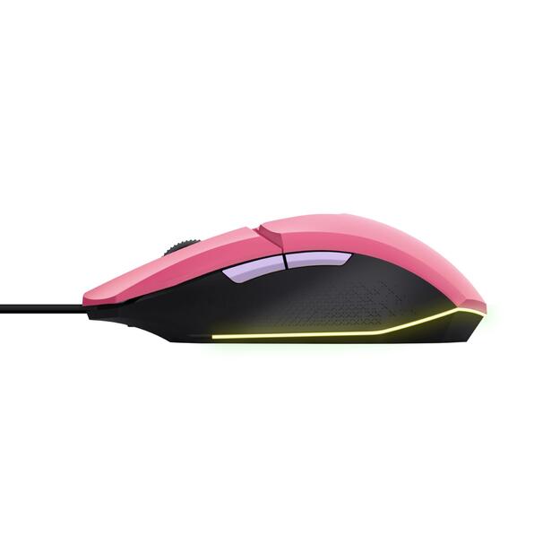 MOUSE USB OPTICAL GAMING PINK/GXT109P FELOX 25068 TRUST 7