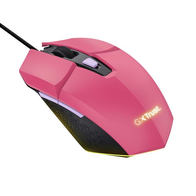 MOUSE USB OPTICAL GAMING PINK/GXT109P FELOX 25068 TRUST 5