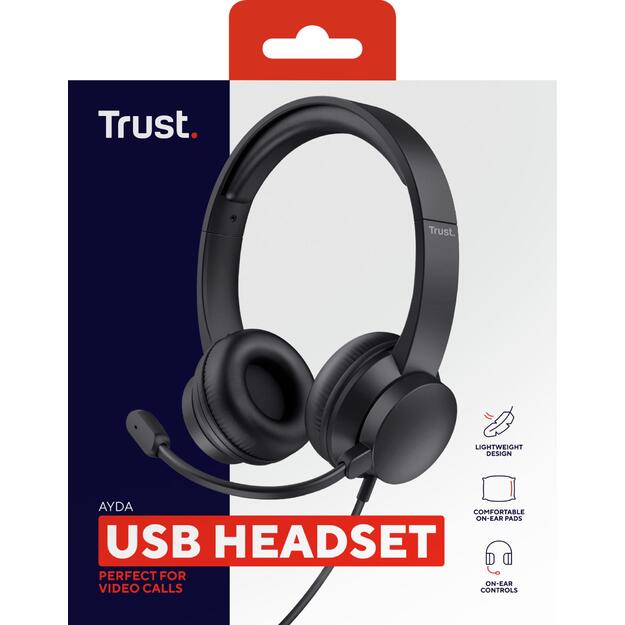 HEADSET AYDA USB PC/25088 TRUST 8