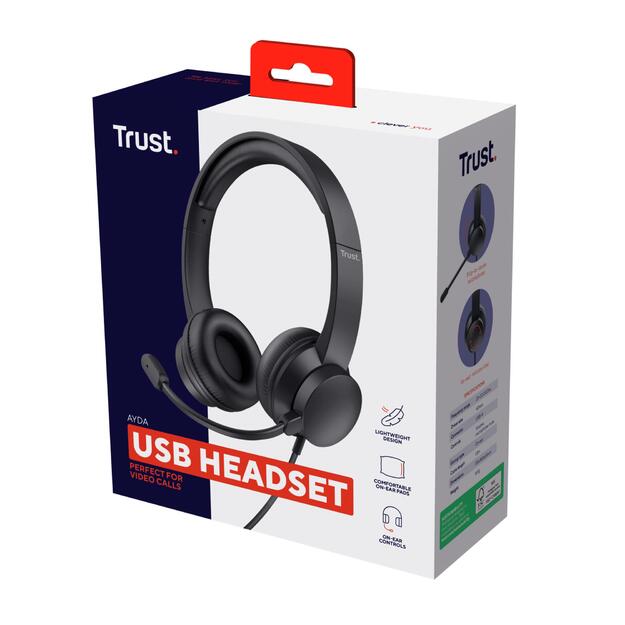 HEADSET AYDA USB PC/25088 TRUST 7