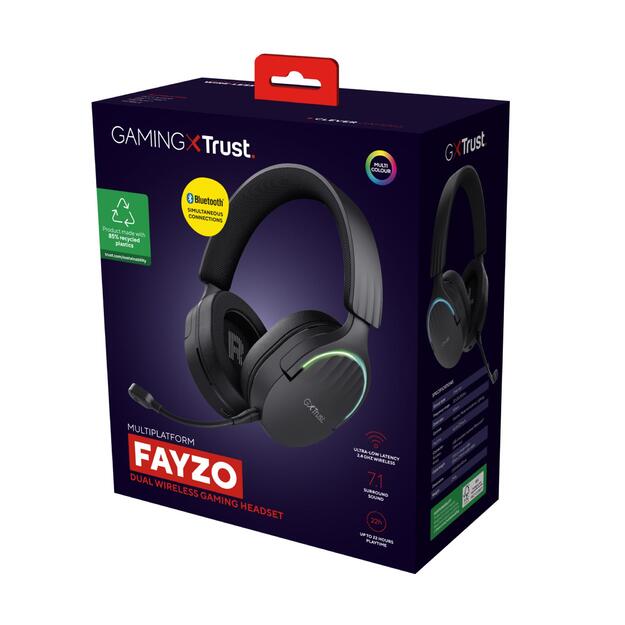 HEADSET WRL GXT491 FAYZO/BLK 24901 TRUST 16
