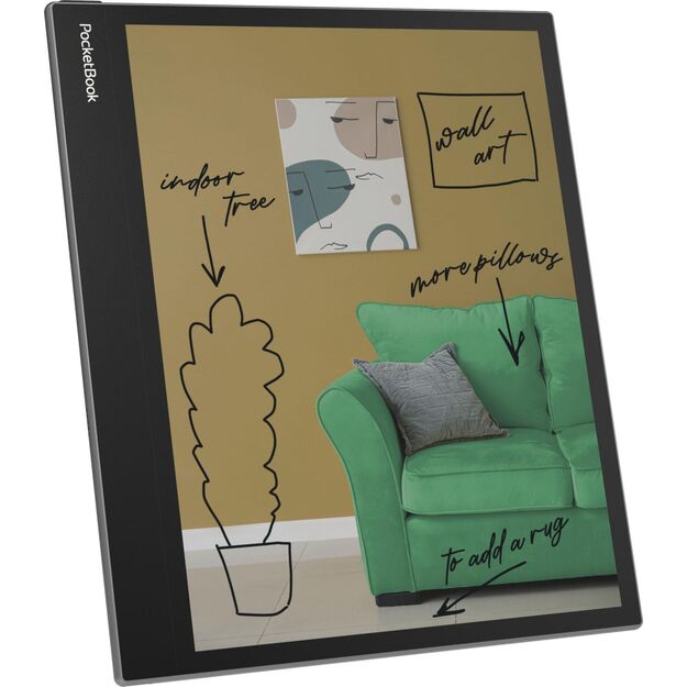 E-Reader|POCKETBOOK|InkPad Eo|10.3 |2480 x 1860|1xUSB-C|1xMicroSD Card Slot|Bluetooth|Grey|PB1042-M-WW