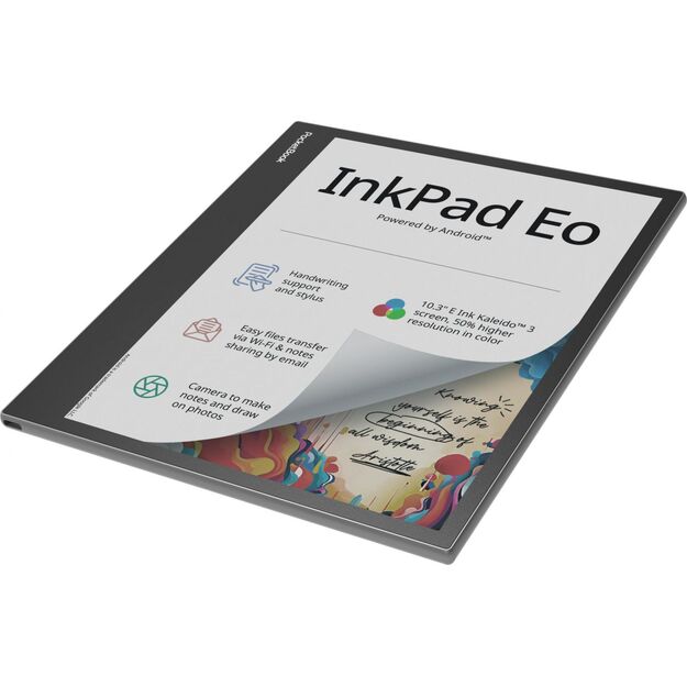 E-Reader|POCKETBOOK|InkPad Eo|10.3 |2480 x 1860|1xUSB-C|1xMicroSD Card Slot|Bluetooth|Grey|PB1042-M-WW