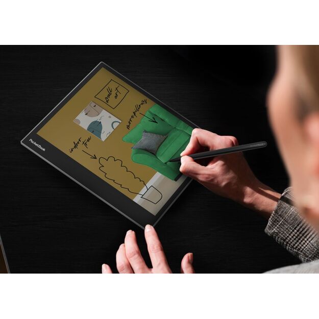 E-Reader|POCKETBOOK|InkPad Eo|10.3 |2480 x 1860|1xUSB-C|1xMicroSD Card Slot|Bluetooth|Grey|PB1042-M-WW