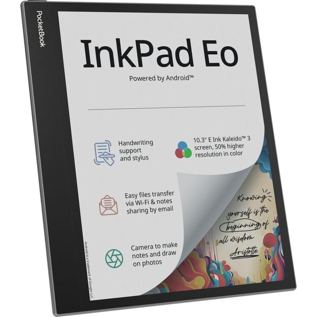 E-Reader|POCKETBOOK|InkPad Eo|10.3 |2480 x 1860|1xUSB-C|1xMicroSD Card Slot|Bluetooth|Grey|PB1042-M-WW