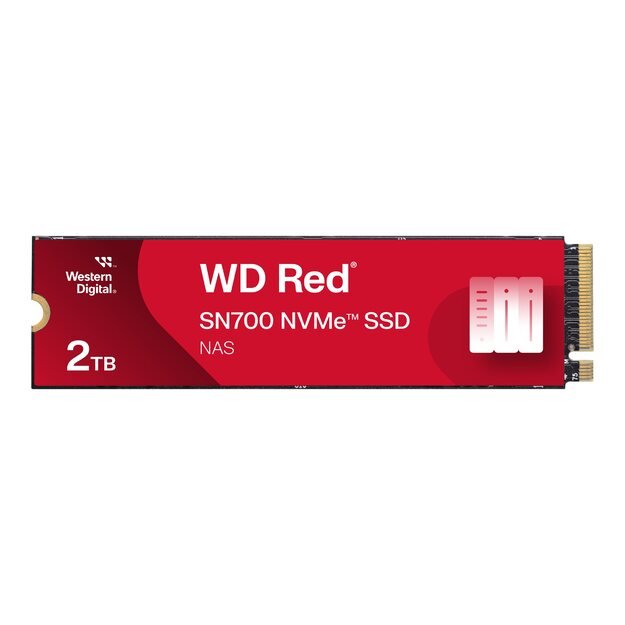 WD Red SSD SN700 NVMe 2TB M.2 2280 PCIe Gen3 8Gb/s internal drive for NAS devices