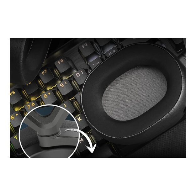 CORSAIR HS65 WIRELESS Gaming Headset Carbon EU
