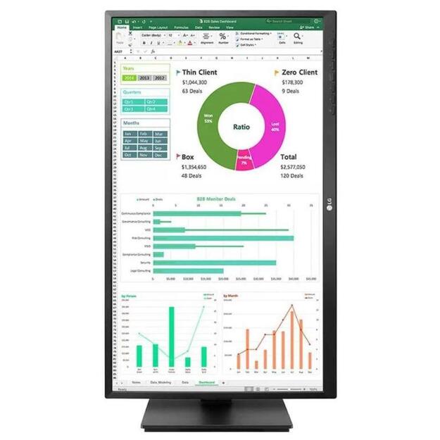 LCD Monitor|LG|27 |4K|Panel IPS|3840x2160|16:9|75Hz|Matte|5 ms|Speakers|Pivot|Height adjustable|Tilt|Colour Black|27BN55UP-B