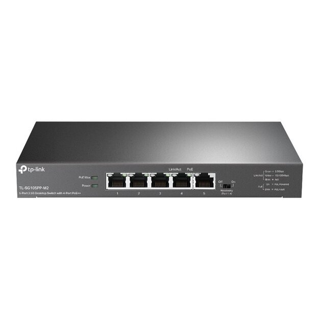 NET SWITCH 5PORT 4POE+/TL-SG105PP-M2 TP-LINK