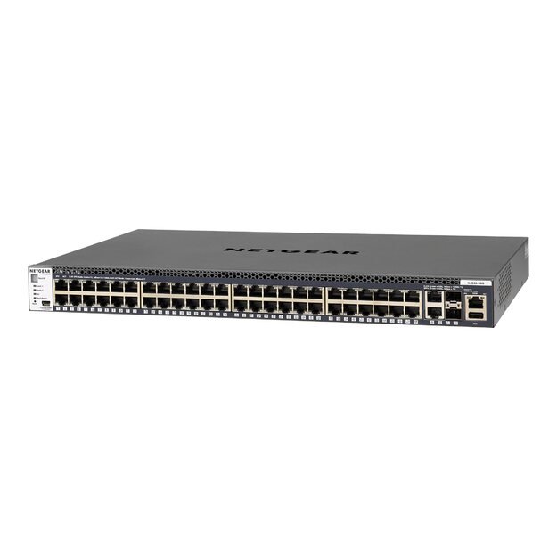 NETGEAR M4300-52G Stackable Managed Switch with 48x1G and 4x10G incl. 2x10GBASE-T and 2xSFP+ Layer 3