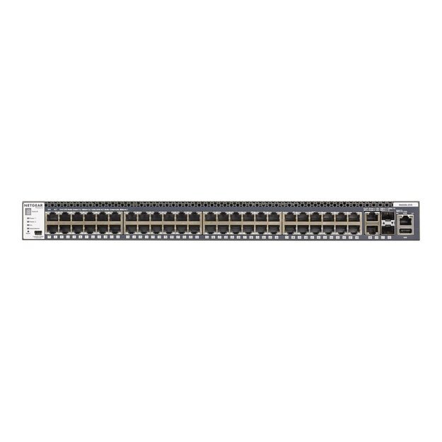 NETGEAR M4300-52G Stackable Managed Switch with 48x1G and 4x10G incl. 2x10GBASE-T and 2xSFP+ Layer 3