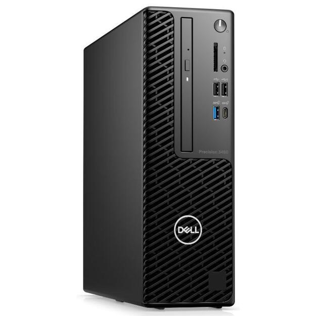 PC|DELL|Precision|3460|Business|SFF|CPU Core i7|i7-14700|2100 MHz|RAM 16GB|DDR5|5600 MHz|SSD 512GB|Graphics card Integrated Graphics|Integrated|ENG|Windows 11 Pro|Colour Black|Included Accessories Dell Optical Mouse-MS116 - Black Dell Multimedia Wired Key