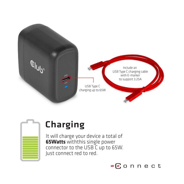 NB ACC DOCKING STATION/USB-C 65W CSV-1564W65 CLUB3D