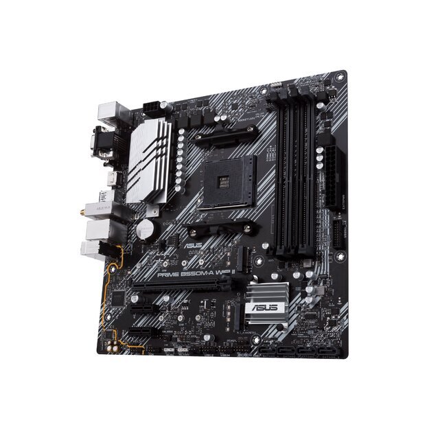 ASUS PRIME B550M-A WIFI II AM4 mATX MB 4xDDR4 2xM.2 4XSATA 12