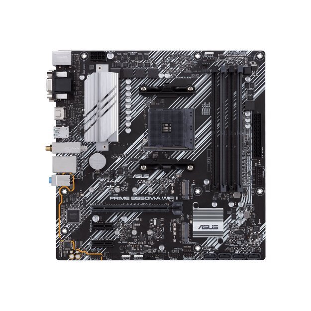 ASUS PRIME B550M-A WIFI II AM4 mATX MB 4xDDR4 2xM.2 4XSATA 7