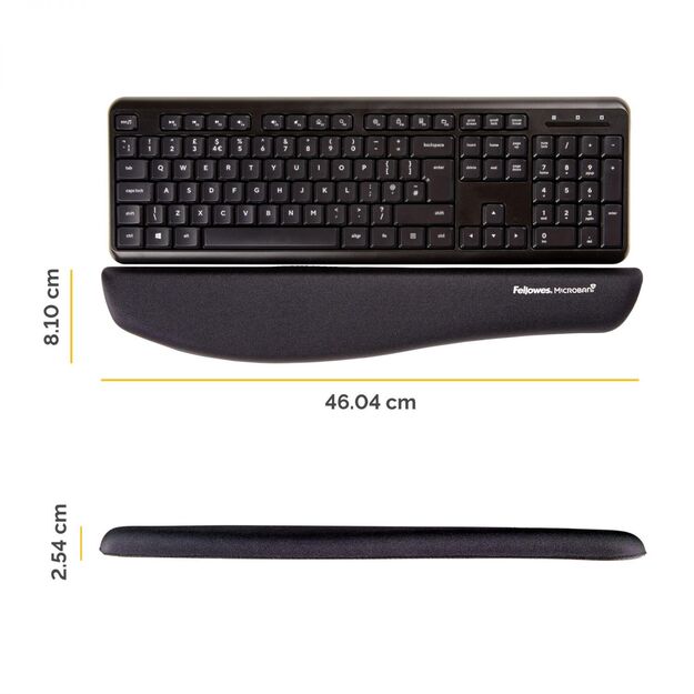 KEYBOARD ACC WRIST SUPPORT/BLACK 9252103 FELLOWES 1