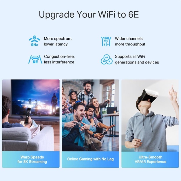 WRL MESH ROUTER 5400MBPS/DECO XE75 PRO(2-PACK) TP-LINK