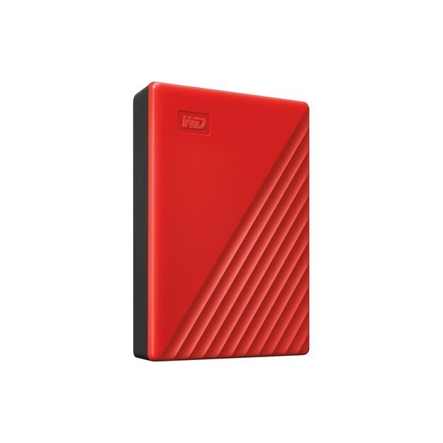 External HDD|WESTERN DIGITAL|My Passport|6TB|USB 2.0|USB 3.2|Red|WDBR9S0060BRD-WESN