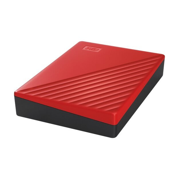 External HDD|WESTERN DIGITAL|My Passport|6TB|USB 2.0|USB 3.2|Red|WDBR9S0060BRD-WESN