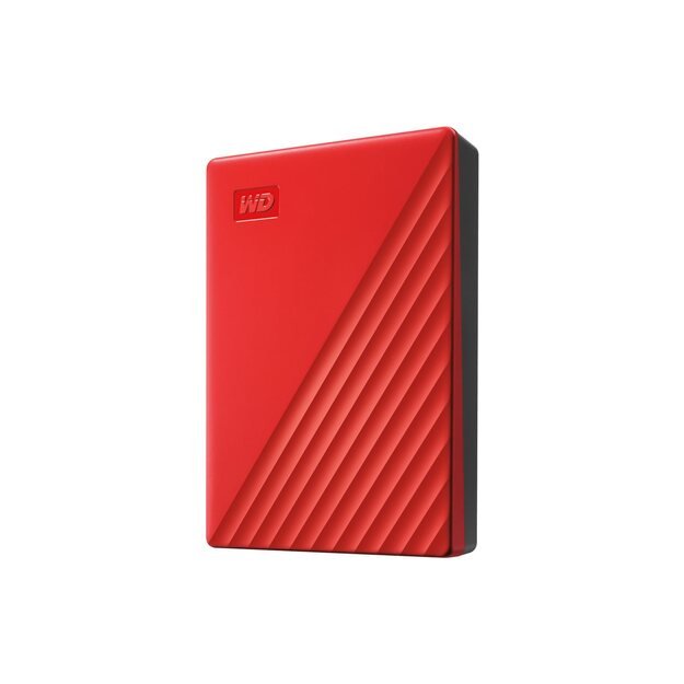 External HDD|WESTERN DIGITAL|My Passport|6TB|USB 2.0|USB 3.2|Red|WDBR9S0060BRD-WESN