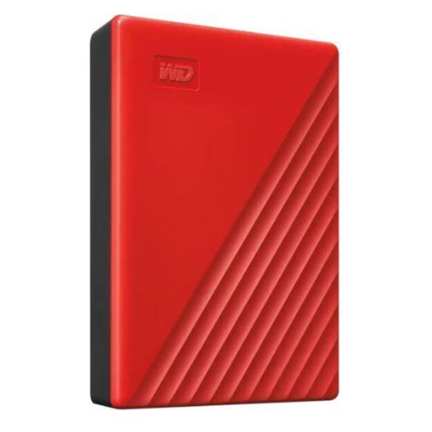 External HDD|WESTERN DIGITAL|My Passport|6TB|USB 2.0|USB 3.2|Red|WDBR9S0060BRD-WESN