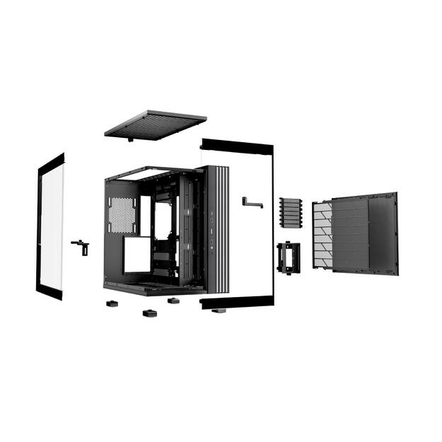 Case|BE QUIET|LIGHT BASE 600 DX|Tower|Case product features Transparent panel|ATX|MicroATX|MiniITX|Colour Black|BGW65 7