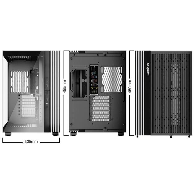 Case|BE QUIET|LIGHT BASE 600 DX|Tower|Case product features Transparent panel|ATX|MicroATX|MiniITX|Colour Black|BGW65 5