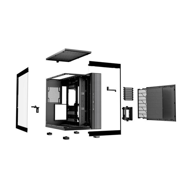 Case|BE QUIET|LIGHT BASE 600 DX|Tower|Case product features Transparent panel|ATX|MicroATX|MiniITX|Colour Black|BGW65