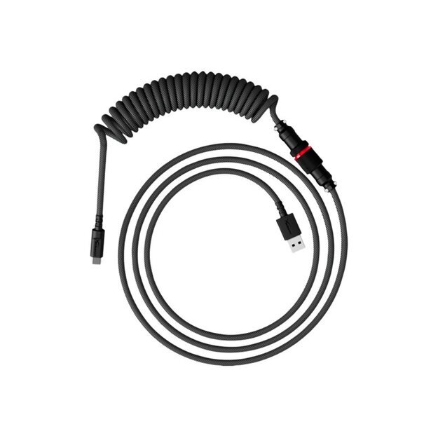 HP HyperX USB-C Coiled Cable Gray-Black