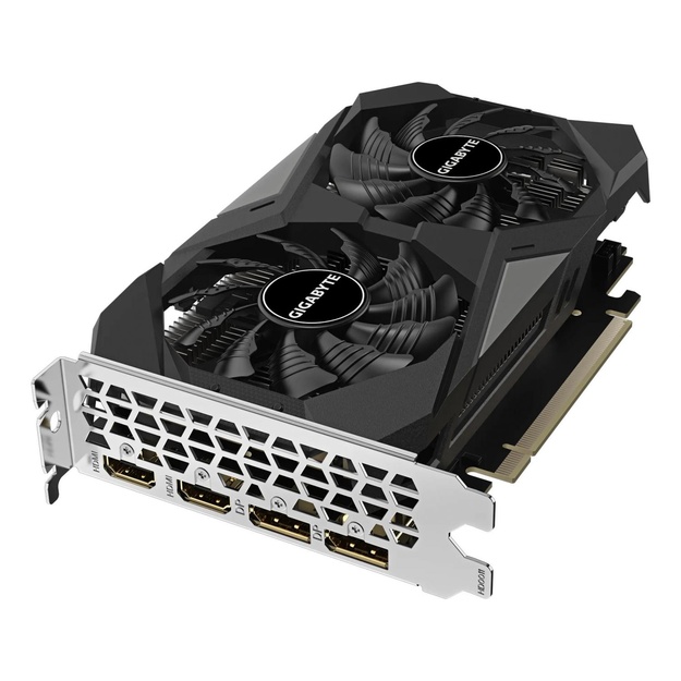 Graphics Card|GIGABYTE|NVIDIA GeForce RTX 3050|6 GB|GDDR6|96 bit|PCIE 4.0 16x|Memory 14000 MHz|GPU 1477 MHz|2xHDMI|2xDisplayPort|GV-N3050WF2OCV2-6GD