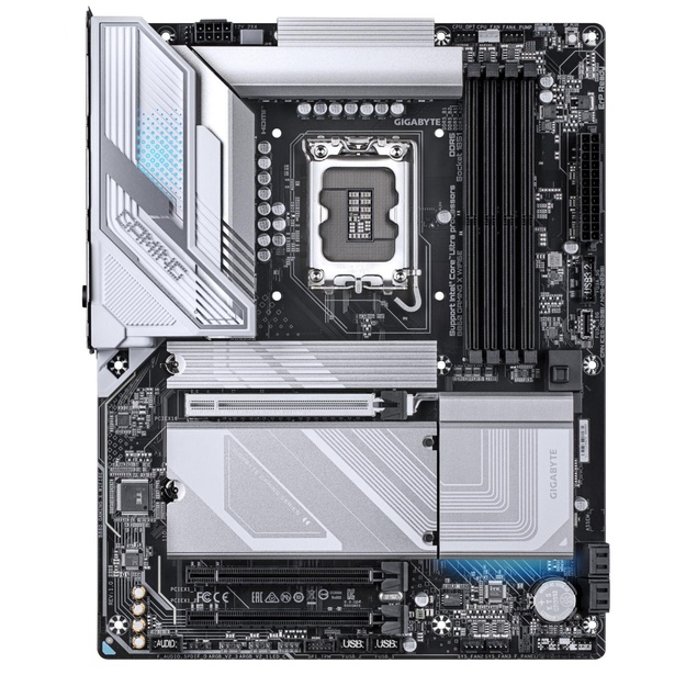 Mainboard|GIGABYTE|Intel B860 Express|LGA1851|ATX|Memory DDR5|Memory slots 4|1xPCI-Express 16x|2xM.2|1xHDMI|1xDisplayPort|1xAudio-In|1xAudio-Out|1xMicrophone|5xUSB 2.0|3xUSB 3.2|1xUSB-C|1xRJ45|B860GAMINGXWIFI6E1.0