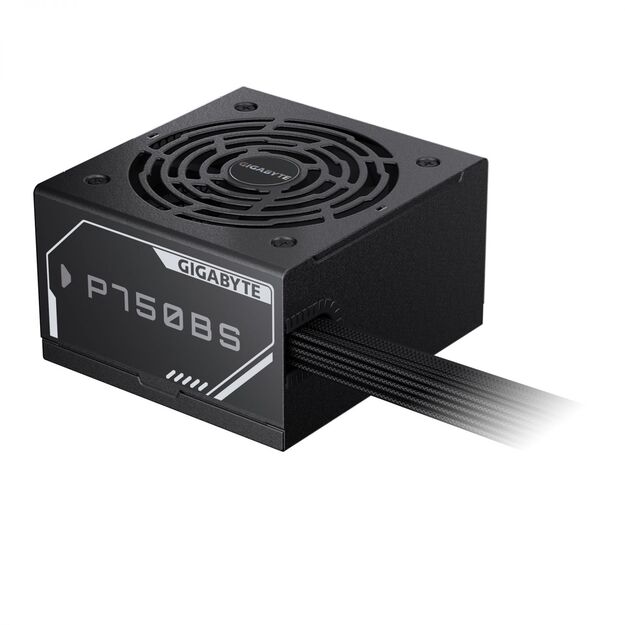 Power Supply|GIGABYTE|GP-P750BS|750 Watts|Efficiency 80 PLUS BRONZE|PFC Active|MTBF 100000 hours|GP-P750BS 10
