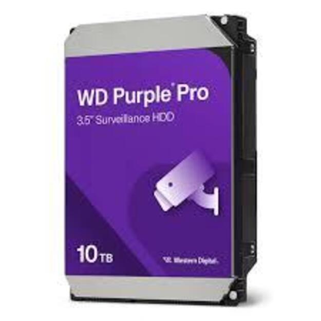 HDD|WESTERN DIGITAL|Purple Pro|10TB|SATA 3.0|512 MB|7200 rpm|3,5 |WD102PURP