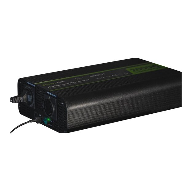 GREENCELL Inverter 12V 2000/4000W Pure Sine wave