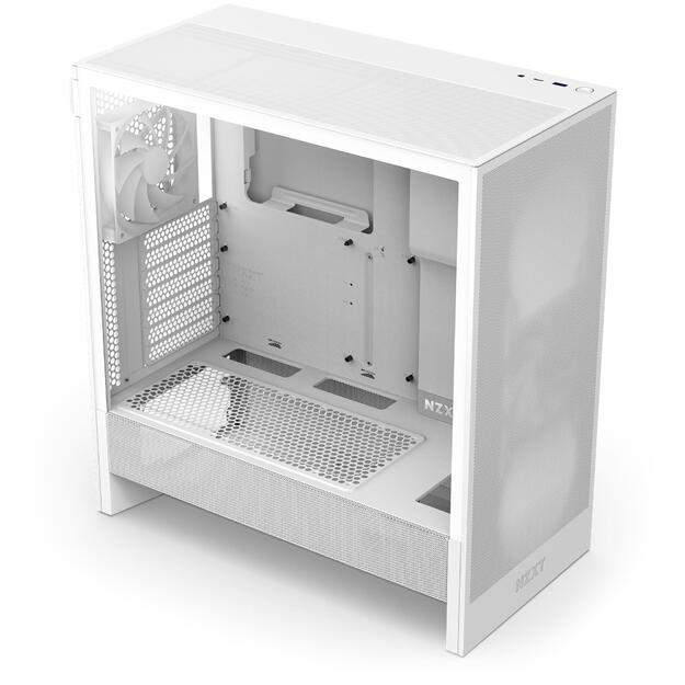 CASE MIDITOWER ATX W/O PSU/WHITE H5 FLOW NZXT 12
