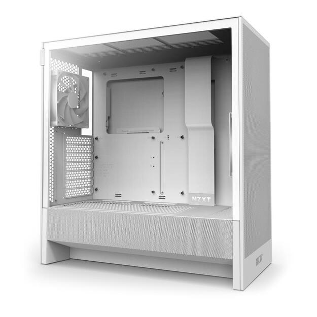 CASE MIDITOWER ATX W/O PSU/WHITE H5 FLOW NZXT