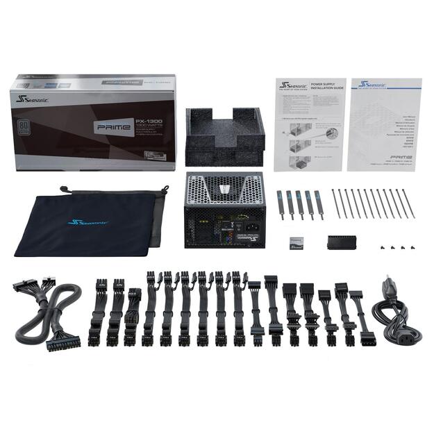 Power Supply|SEASONIC|PRIME TX ATX 3.0|1300 Watts|Efficiency 80 PLUS TITANIUM|MTBF 100000 hours|PRIME-TX-1300-ATX30 15