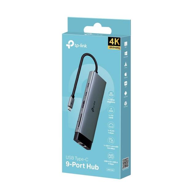 I/O HUB USB-C 9PORT/UH9120C TP-LINK