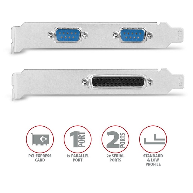 NET CARD PCIE 250KBPS/SP&LP PCEA-PSN AXAGON
