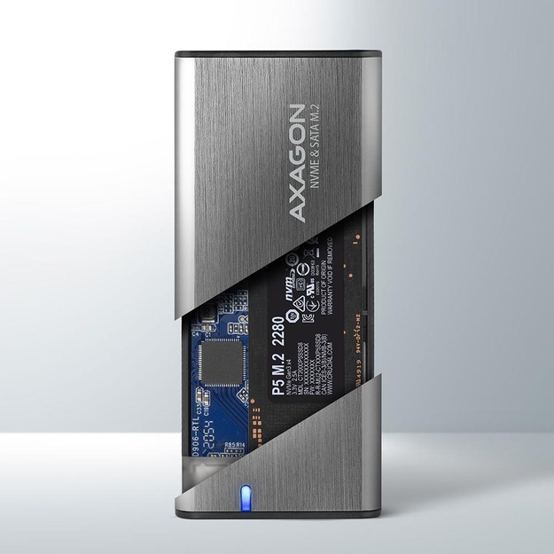 SSD ACC ENCLOSURE M.2 NVME/SATA USB-C EEM2-SG2 AXAGON