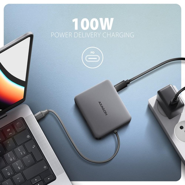 I/O HUB USB-C 5IN1 5GBPS/0.2M HMC-5HL AXAGON
